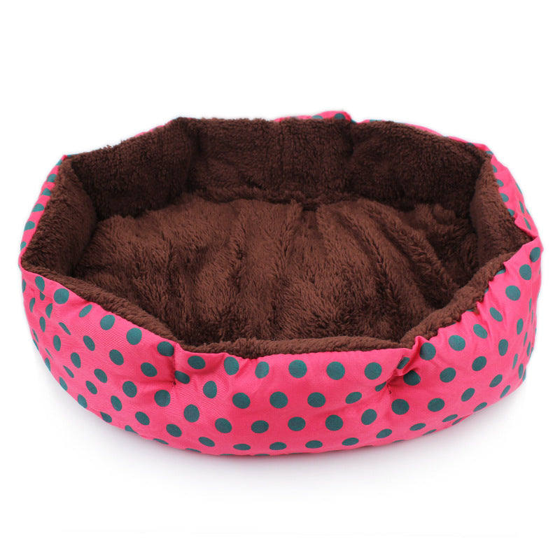 Soft Fleece Pet Warm Bed - Paws Claw Snawws