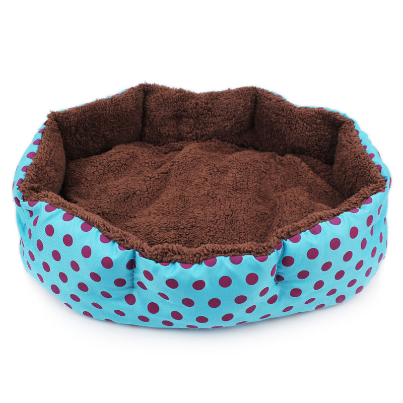 Soft Fleece Pet Warm Bed - Paws Claw Snawws