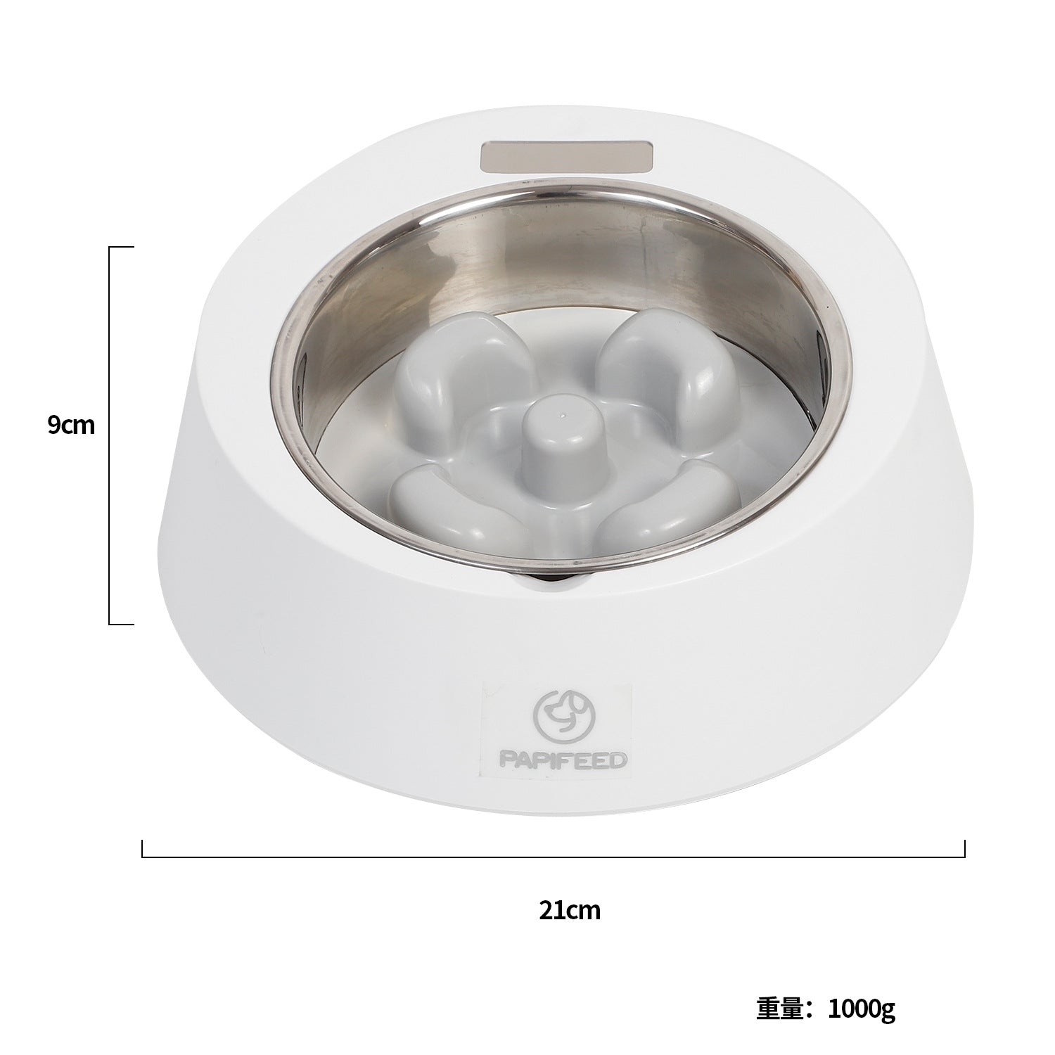 Pet Smart Weighing Slow Feeder - Paws Claw Snawws