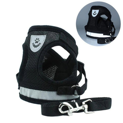 Reflective And Breathable Pet Harness - Paws Claw Snawws