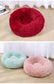 Medium And Small Warm Plush Round Pet Bed - Paws Claw Snawws