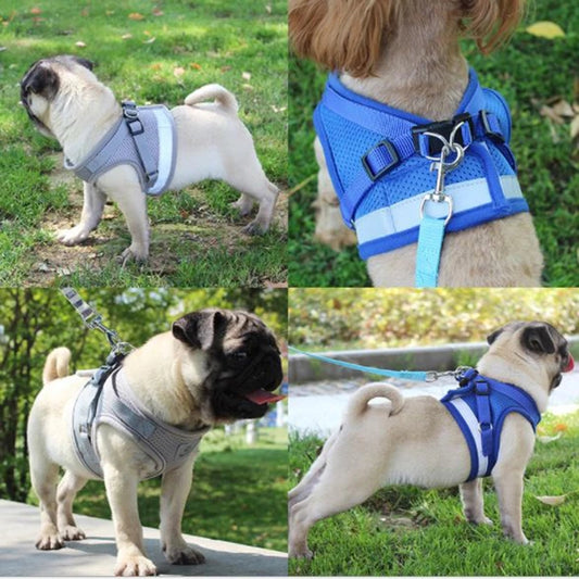 Reflective And Breathable Pet Harness - Paws Claw Snawws