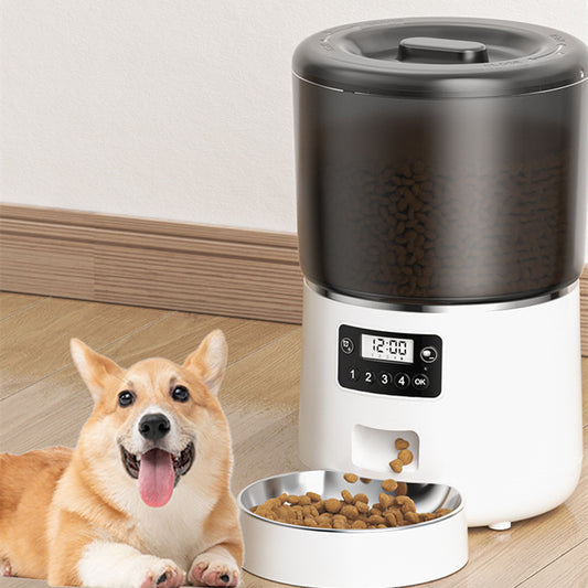 Pet Feeder Cat Automatic Timing Quantitative - Paws Claw Snawws